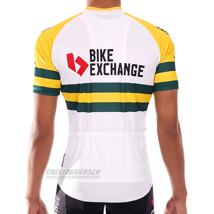2021 Cycling Jersey Bike Exchange Champion Israel Short Sleeve and Bib Short
